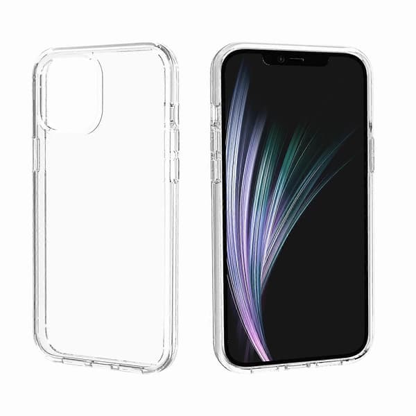För iPhone 11 Pro Max Skal PC+TPU Stöttåligt Transparent Mobilskal (Transparent)