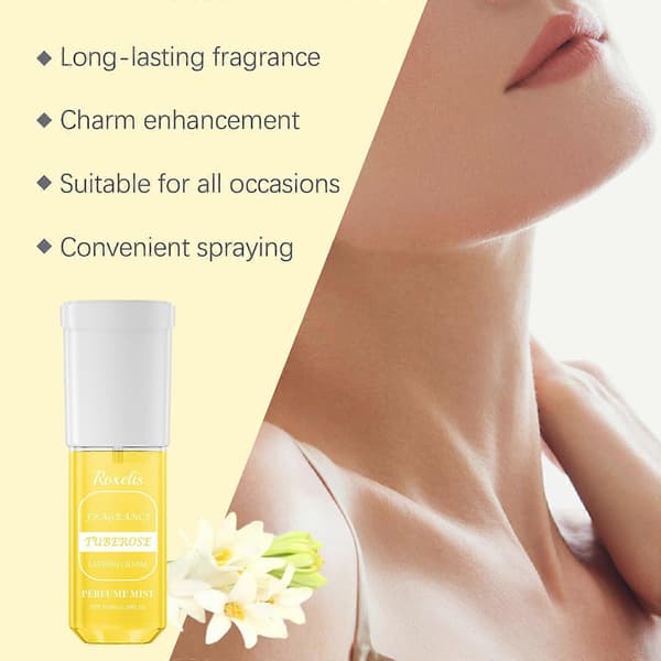 Tuberosparfym för kvinnor, fräsch elegant långvarig doft med kakaotoner, bärbar 100 ml spray