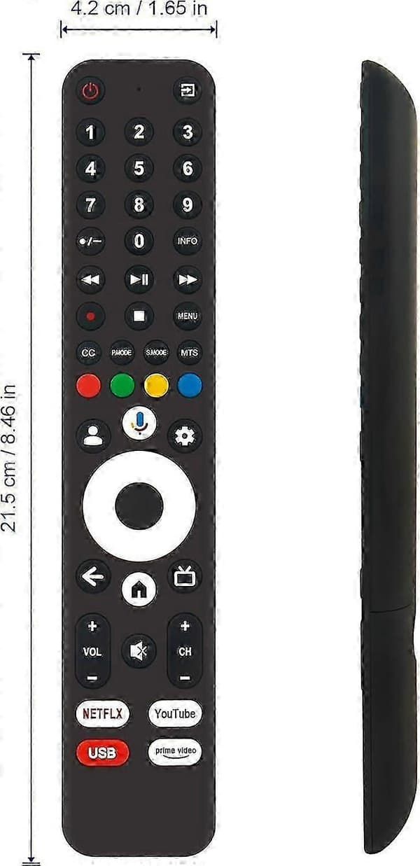 2026 Seneste Model Universal Stemmefjernbetjening Erstatning for Tutu 720P HD LED
