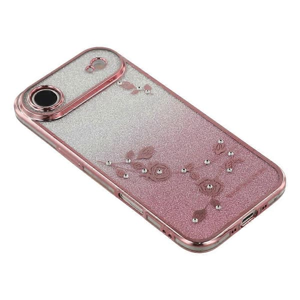 KADEM Kompatibel med iPhone 17 Air Case Blomst TPU Fleksibelt Gradient Telefondeksel