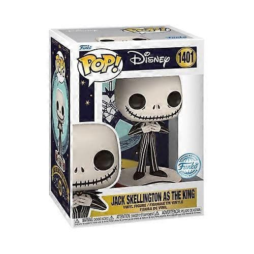 Nightmare Before Christmas Jack Skellington som Kongen US Eksklusiv Pop! Vinyl