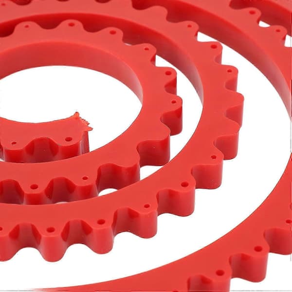 Träbearbetning Profileringslist Kugghjulsdriven Flexibel Kurvmall Guide Justerbar Fast Komplex Form