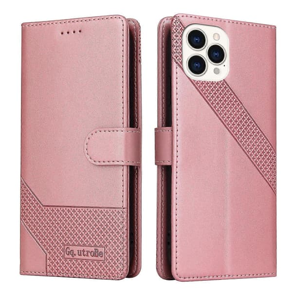 Til iPhone 13 Pro Max GQUTROBE Skin Feel Magnetisk Læder Telefoncover
