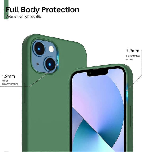 Kompatibel med iPhone 13 Cover 6.1, med MagSafe-Grøn