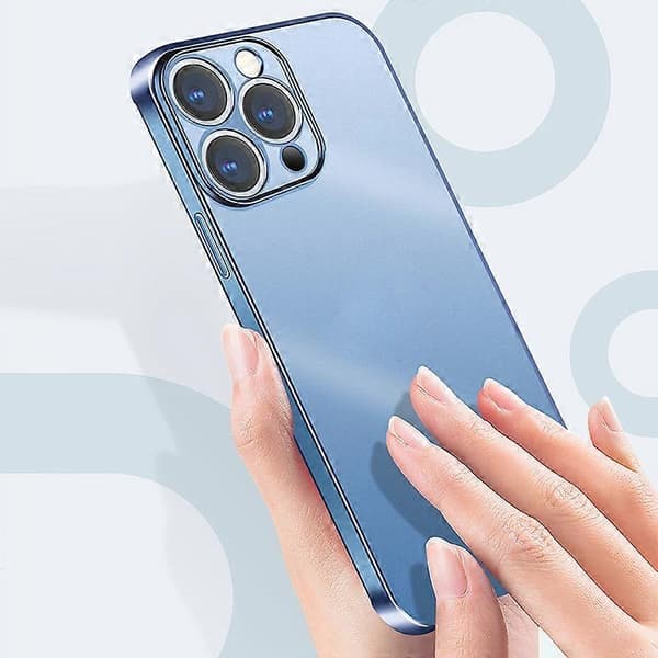 iPhone 13 Pro Wing Plating -sarjan puoliläpinäkyvä mattapuhelinkotelo (vaaleanpunainen)