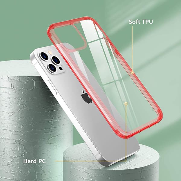 Klar etui kompatibel med iPhone 12 etui / kompatibel med iPhone 12 Pro etui