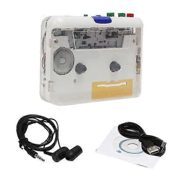Player Walkman MP3/CD Audio Auto Reverse USB Cassette Tape Recorder