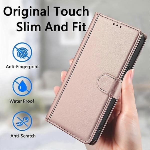 Skin Feel Läderfodral för iPhone 15 Pro