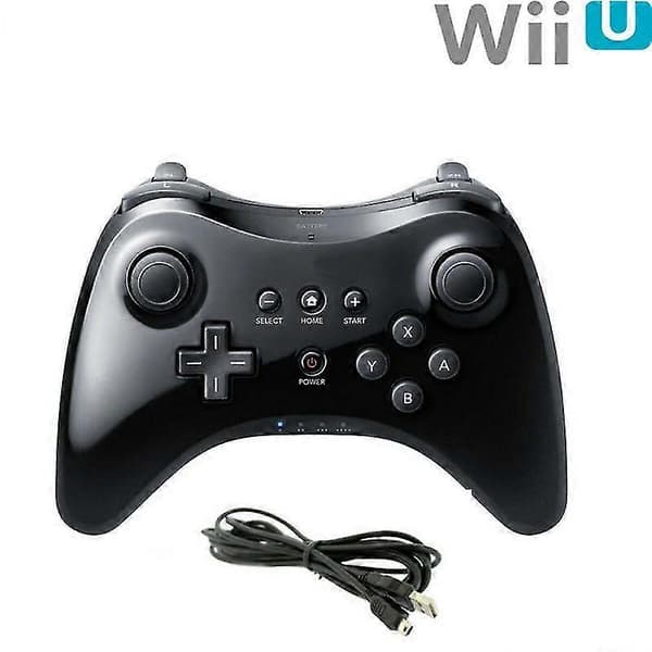 Til Nintend Til Wii U Pro Controller Usb Klassisk Dobbelt Analog Understøttelse Bluetooth Trådløs Fjernbetjening Til Wiiu Pro U Gamepad