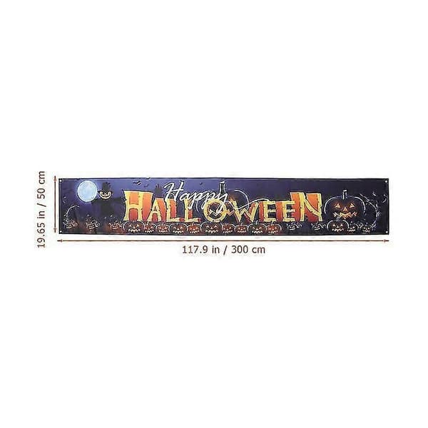 1 stk Halloween-vimpel til Halloween-dekor