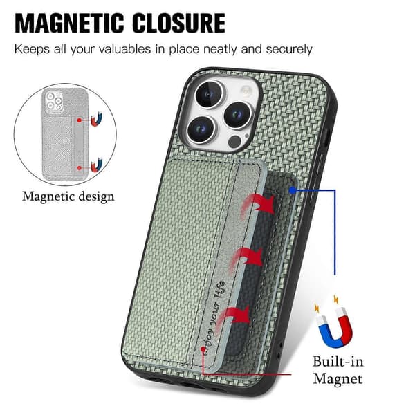 Kulfiberpung-etui til iPhone 16 Pro
