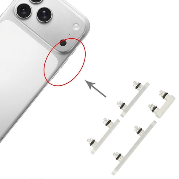For iPhone 17 Pro / 17 Pro Max strøm- og volumknapp