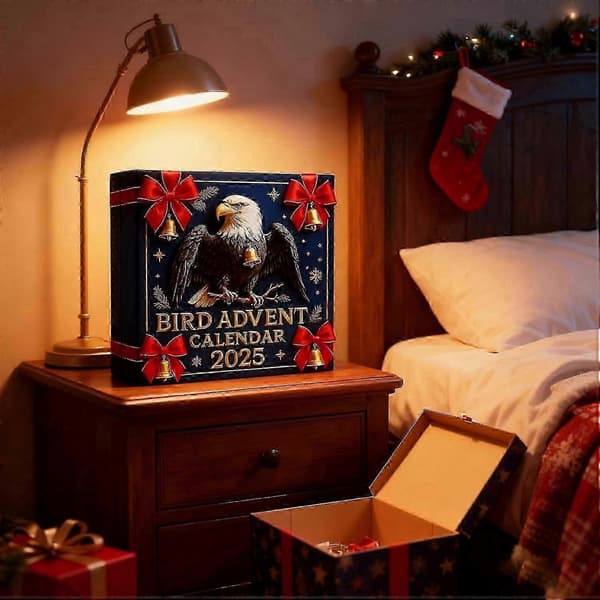 2025 Jule-adventskalender med 24 hængende julepynt