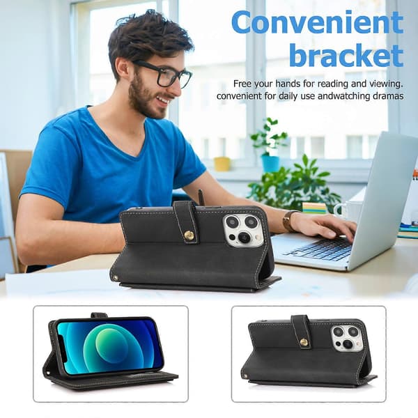 INF Pungcover med kortrum til iPhone 16-serien iPhone 16 Plus