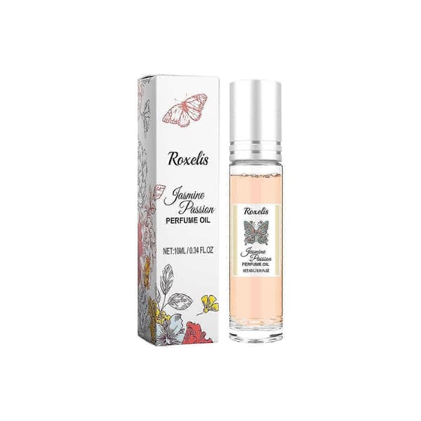 Jasmin Roll-On Parfym, Bärbar 10ml Elegant Långvarig Fräsch Doft, Sfärisk Roller Enkel Applicering