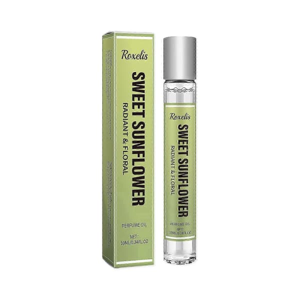 Sød solsikke roll-on parfume, frisk sød blomsterduft til kvinder, 10ml
