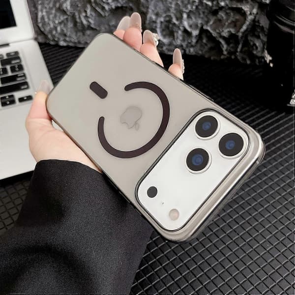 Til iPhone 17 Pro Max Krystalklar Etui Kompatibel med MagSafe Hårdt PC Telefoncover