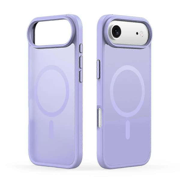 Slankt deksel til iPhone 17 Air Case - Lys lilla PC+TPU beskyttelsesdeksel