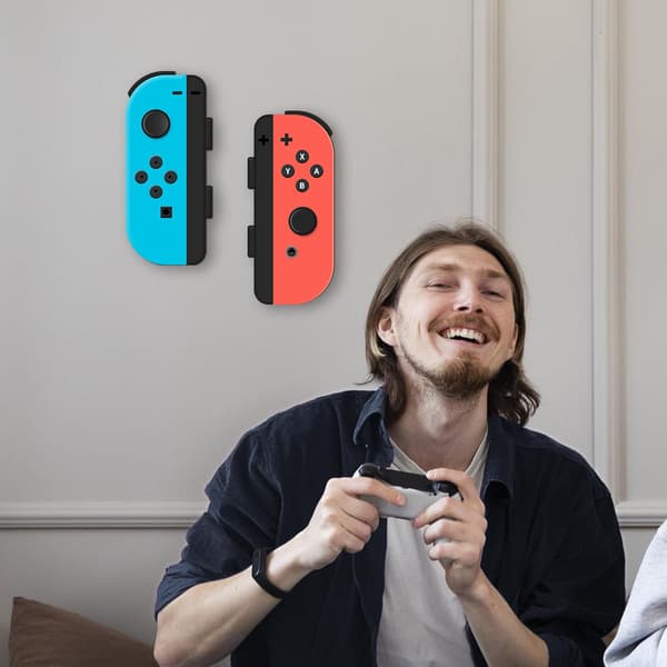 För Switch Joy-Con-kontroller (vänster och höger) med enknapps väckningsfunktion, kompatibel med Ring Fit Adventure