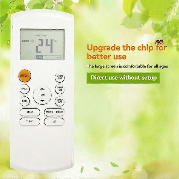 Replacement for Air Conditioner Remote Control, Midea English Air Conditioner Remote Control RG57B-BGE JH6