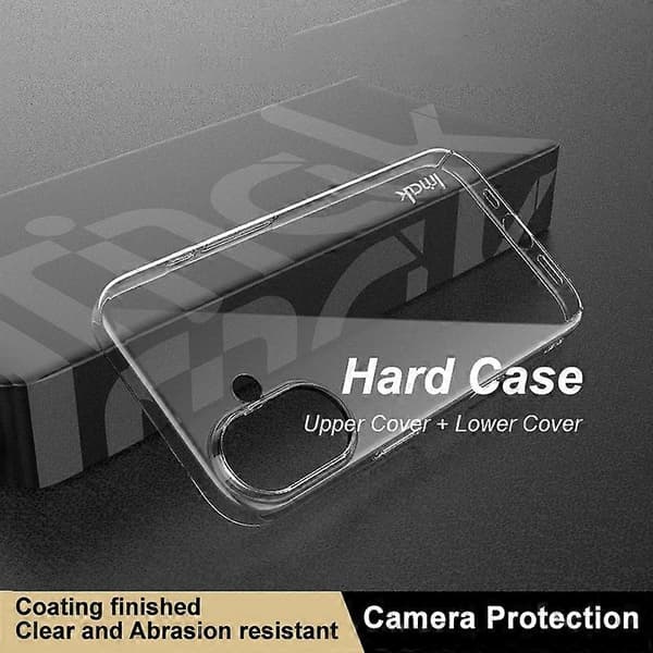 IMAK Crystal Case II Pro iPhone 16 -läpinäkyvä PC-suojakuori