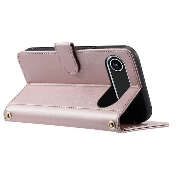 Kompatibel til iPhone 17 Air Case Pung Rhombus Grid PU Læder Telefoncover