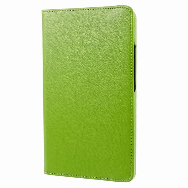 Fodral för Samsung Galaxy Tab A9 PU Läder Roterande Ställ Tablet Skydd (Grön, Grön)