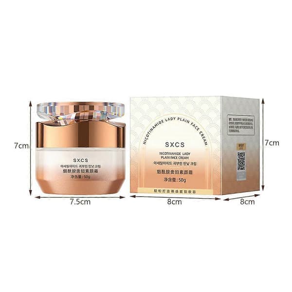 Nikotinamid Lady Plain Ansiktskräm Whitening Face Tone-up Cream Sminktillbehör