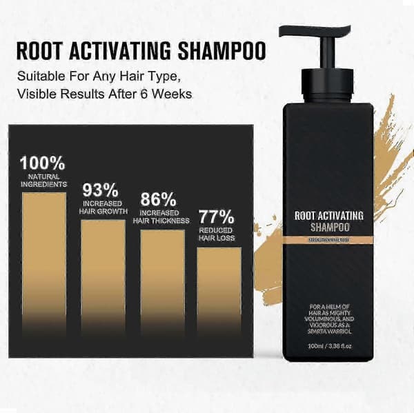 Root Activator Shampoo, Mane Root Activator Shampoo, Shampoo Root Activator främjar hårväxt för män Hårförtjockande schampo - WEI KE