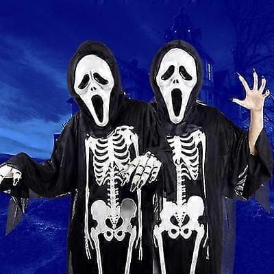 2 stk Halloween Skjelett Spøkelseskappe