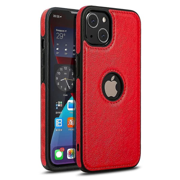 Iphone 13 Pro Max -kotelo ohut nahkainen ylellinen iskunvaimennussuoja