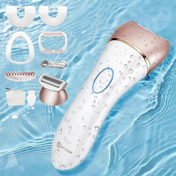 2-i-1 Epilator- og Barbermaskinesæt til kvinder, til ansigt, krop og intim hårfjerning