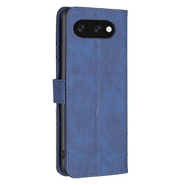 Läderfodral med plånboksställ för Google Pixel 9a (Blå)