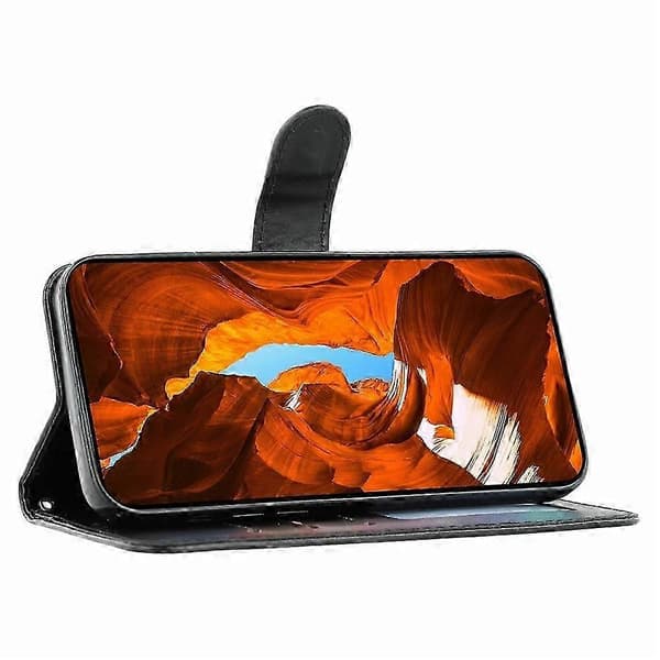Kompatibel til iPhone 17 Air Case PU Læder Flip Pung Telefoncover Med Rem