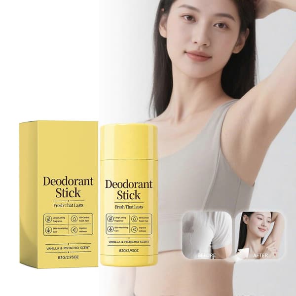 2-pack Deodorantstick, Len, Bärbar, Kladdfri, Mild Doft