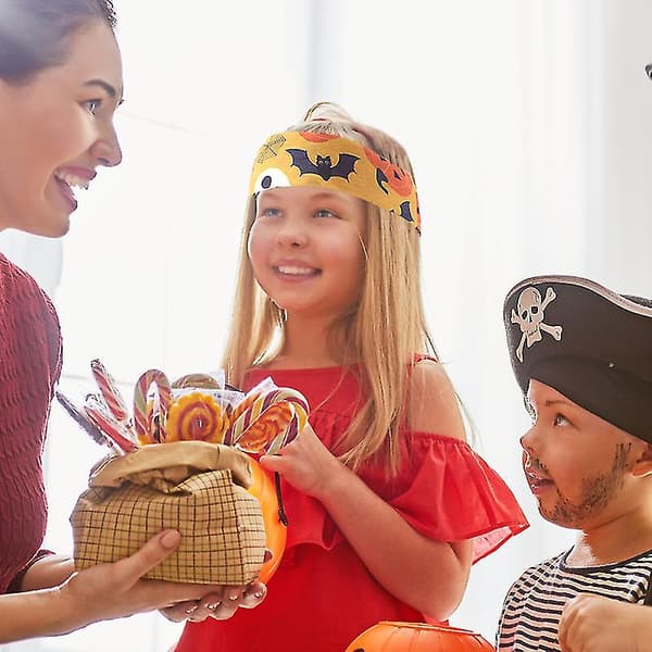 4 stk Halloween-hårbånd til Halloween-dekorasjoner