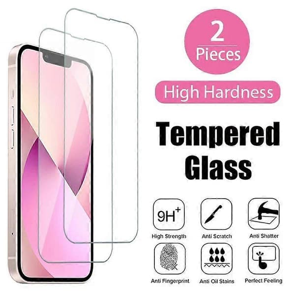 Skärmskydd för iPhone 16 / Plus / Pro / Pro Max 2-pack x Härdat Glas / iPhone 16