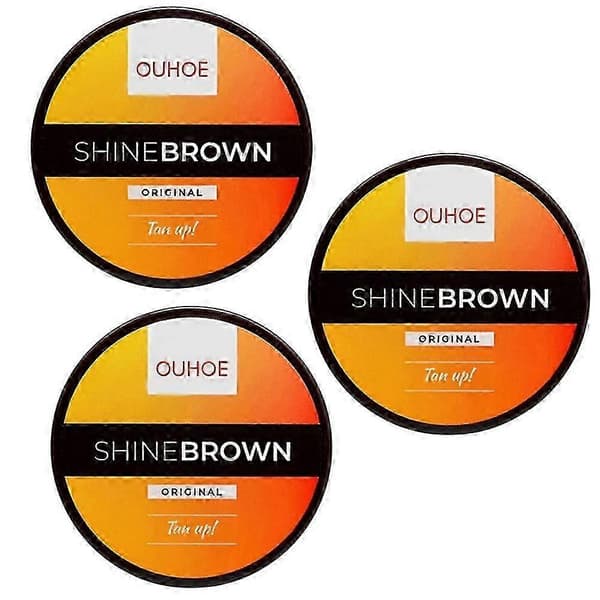 3-pak selvbrunende bronzercreme