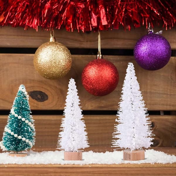 Mini furubord juletre: Vinterpynt