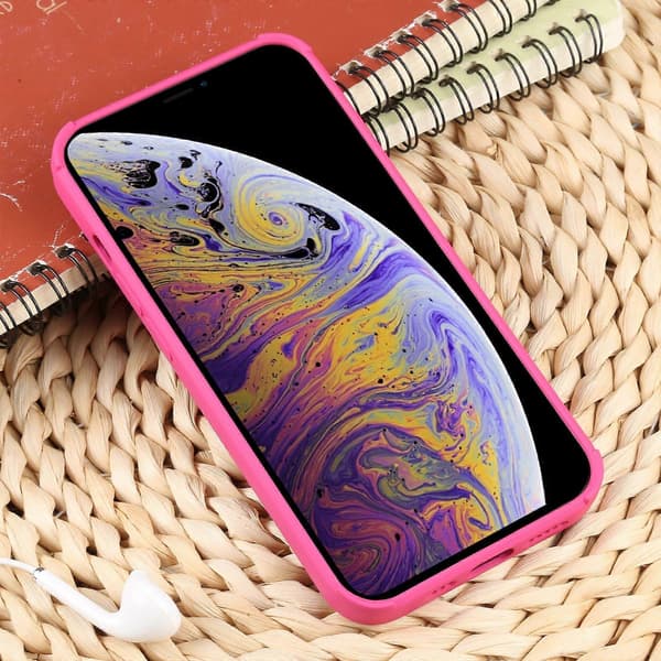 iPhone XS Max -puhelimen kudottu silikonikuori