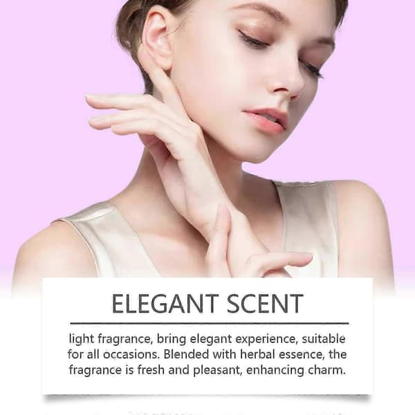 Herbal Charm Parfume, Langvarig Rose- og Cedertræsduft, 50 ml Elegant Duft til Mænd og Kvinder