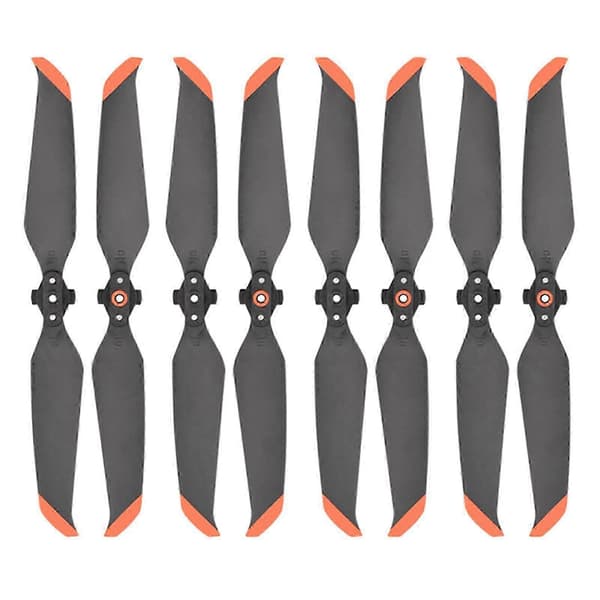 tilbehør oG 8 stk til DJI Royal AIR 2 hurtigudløsende støjdæmpende propel 7238F