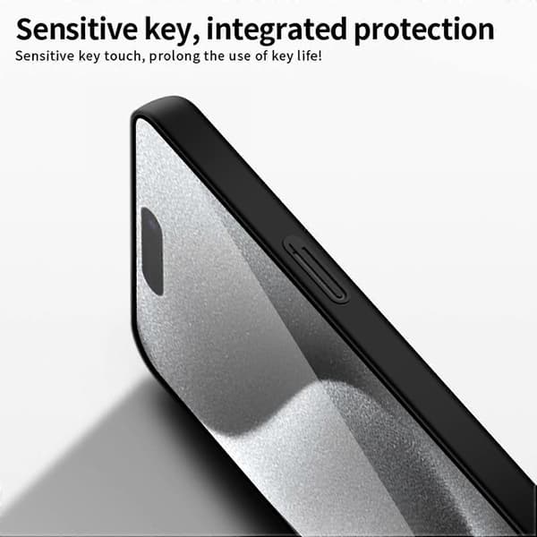 MOFI Shield Matte Series til iPhone 16 Pro Max Deksel Ultra Slim PC Beskyttelsesdeksel - Gull