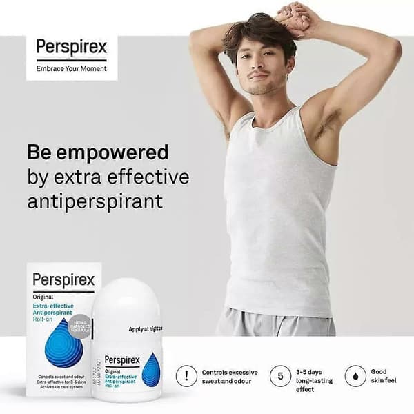 3 st Antiperspirant Roll-On Stark Komfort Original Kontroll Svett Utomhus