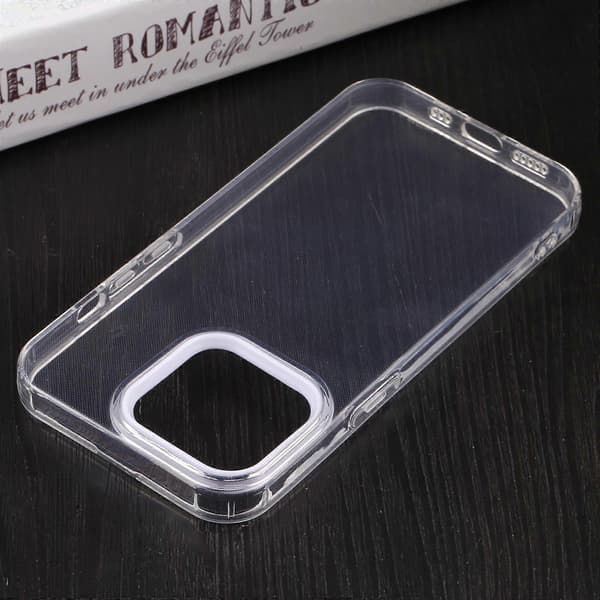 iPhone 13 Macaron-linssikehyksen läpinäkyvä TPU-puhelinkotelo