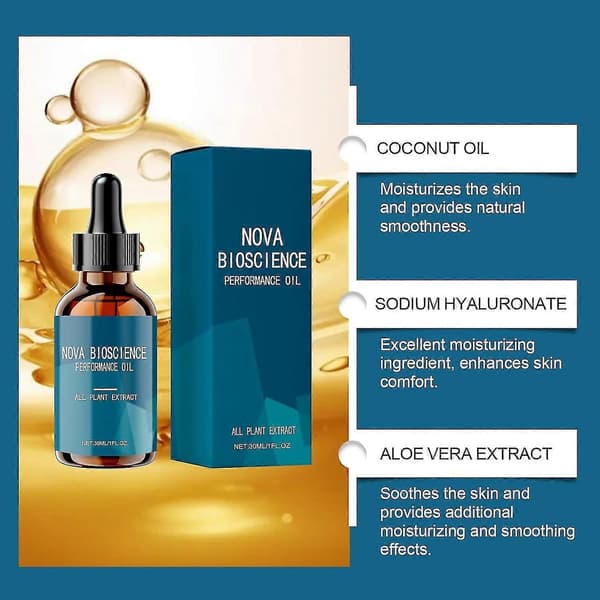 Nova Bioscience Performance Oil, Nova Bioscience Performance Oil for menn, menns komplekse menns dråper, sterke menn A
