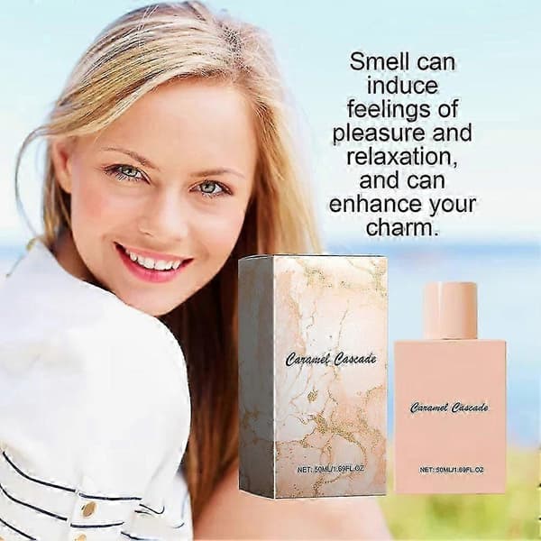 Caramel Cascade Parfym, 50 ml Långvarig Karamell Doft