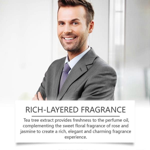 Rose & Pebermynte Parfumespray, Elegant Langvarig Duft, 10 ml Rejsestørrelse til Daglig Brug