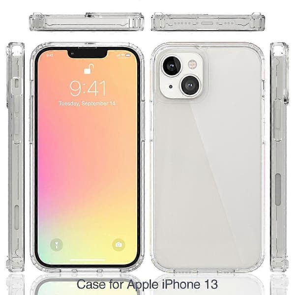 TPU + Akryl Skyddsfodral För iPhone 13