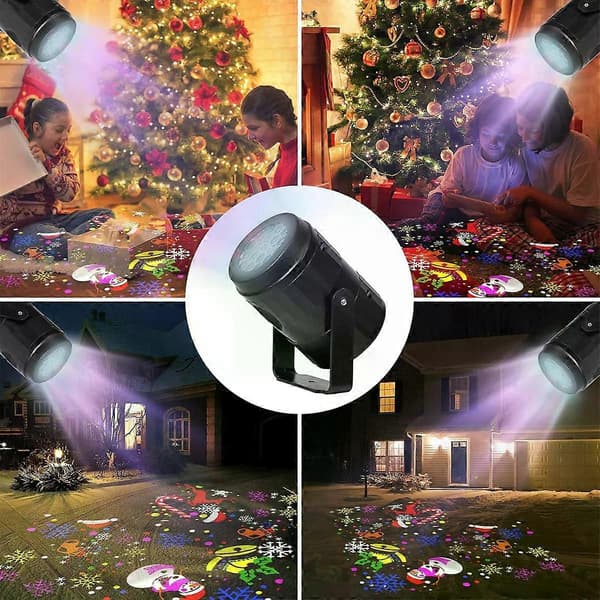 Juleprojektor Julelaser Julebelysning for hjem og dekorasjon
